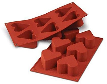 Silikomart silikonowa forma do pieczenia Hearts sf036 20.036.00.0060