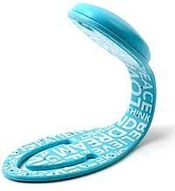 Gifts for Book Lovers Flexilight Blue Words Lampka do książki Niebieska słowa