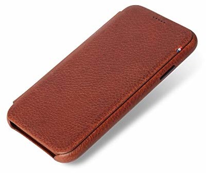 Decoded Decoded Slim Wallet, skórzane etui ochronne do iPhone XS Max, brązowe D8IPO65SW3CBN