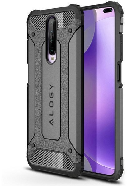 Alogy Etui Hard Armor do Xiaomi Mi 10T Redmi K30 Poco X2 szare 8053X23