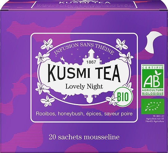 Kusmi Herbata bio Lovely Night 20 torebek 21679A1120