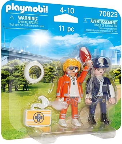 Playmobil DuoPack 70823 Lekarz pogotowia i policjantka, od 4 lat 70823