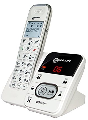 Geemarc Telecom S.A Geemarc Telecom s.a ampli DECT 295 uszkodzeniem słuchu telefon VoIP ze zintegrowanym zintegrowany automatyczna sekretarka, bez sznurka Deutsche Version AmpliDECT 295