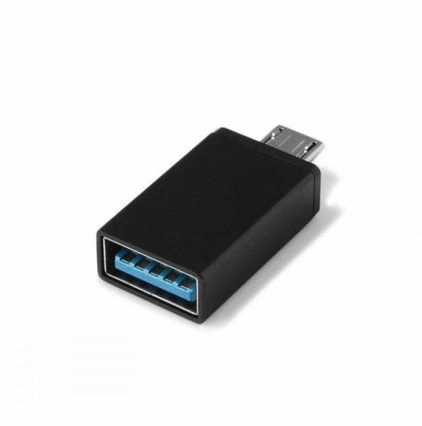 Adapter przejściówka Reverse OTG USB /MICRO czarny