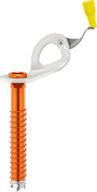 Petzl Laser Speed Light Ice Screw 13cm, pomarańczowy/żółty 2022 Śruby lodowe G052AA00