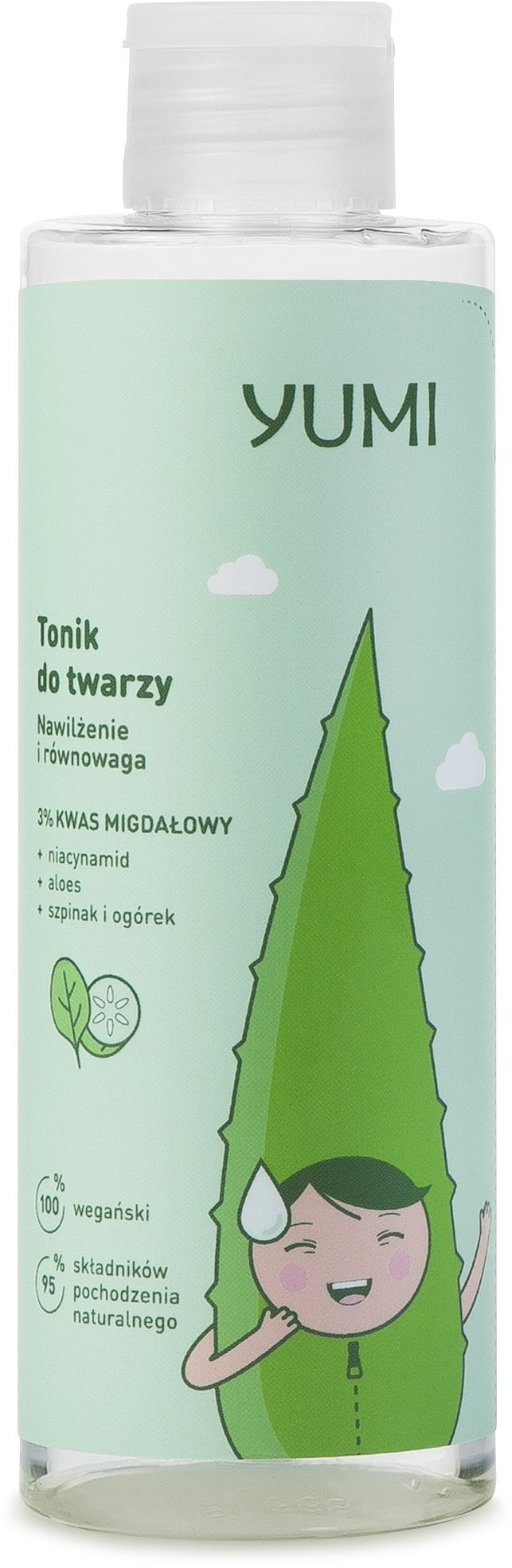 Yumi YUMI TONIK DO TWARZY 3% KWAS MIGDAŁOWY 200ML 5902693164166