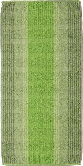 Cawo Ręcznik Cashmere w paski 50 x 100 cm kiwi 1056 50/100 45