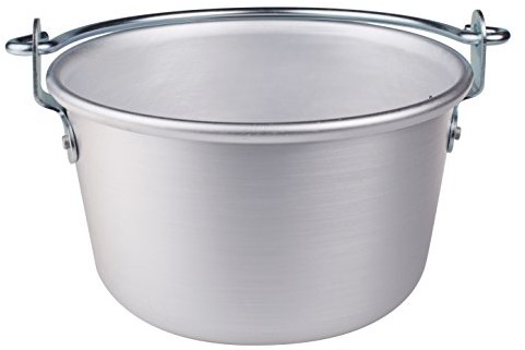 Pentole Agnelli fama4432 kocioł z uchwytem, aluminium, srebrny FAMA4432