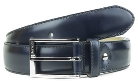 Berwick Pasek skórzany Berwick  niebieski P4417