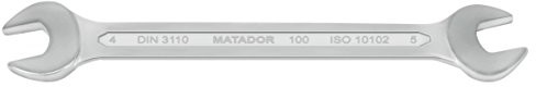 MATADOR Matador podwójny klucz płaski, 4 X 5 MM, 0100 0405