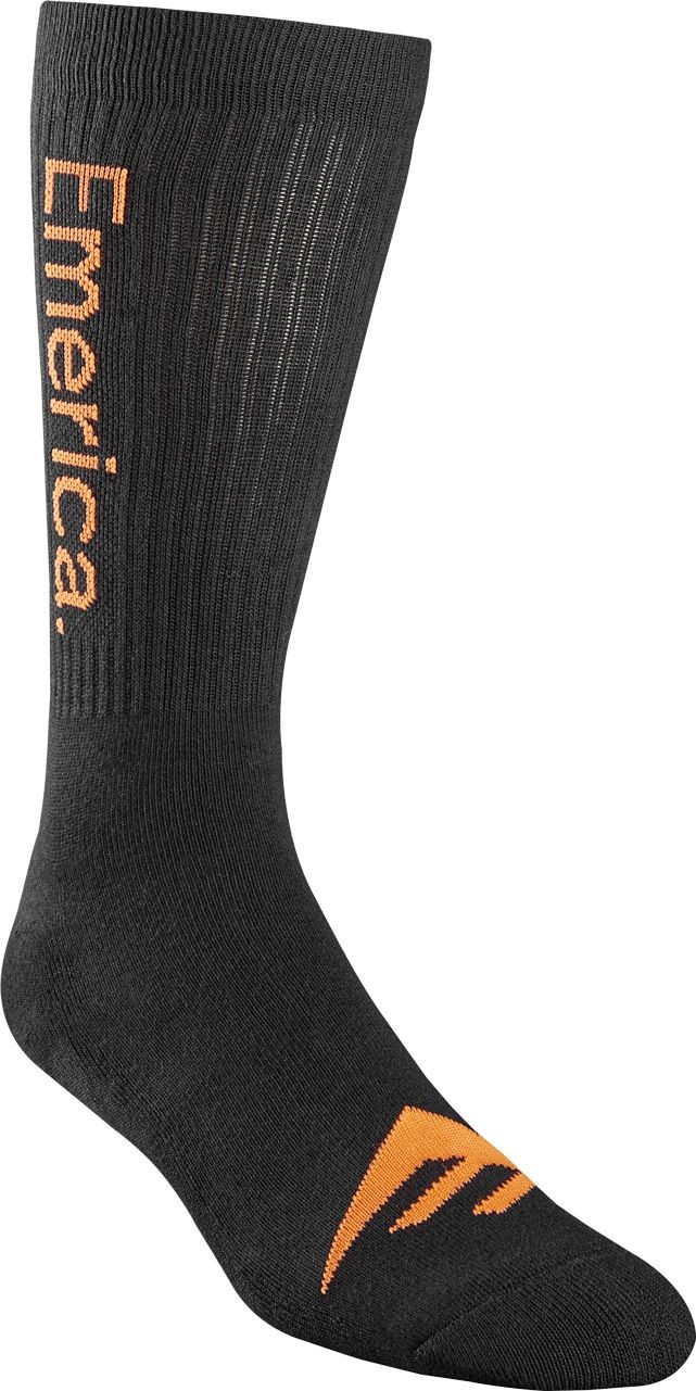 EMERICA skarpety męskie EMERICA PURE CREW Black