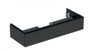 GEBERIT 502.313.JK.1 Szafka pod umywalkę iCon z jedną szufladą 118,4 cm x 24,7 cm x 47,6 cm lava lakierowany matowy lava matowy