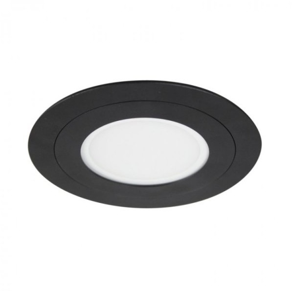 Light&More OPRAWA HALOGENOWA LED WPUSZCZANA OCZKO LAMPA 18 CM ALUMINIUM CZARNY GU10 ES111 LED HERMETYCZNA LM 620 BK IP44 LM 620 BK IP44