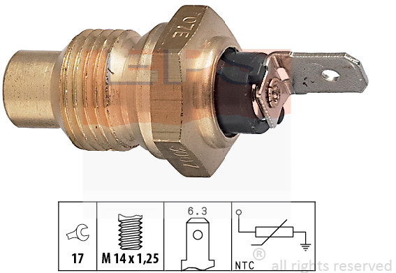 EPS CZUJNIK TEMPERATURY WODY CI/FI/PE/TA 1.830.007