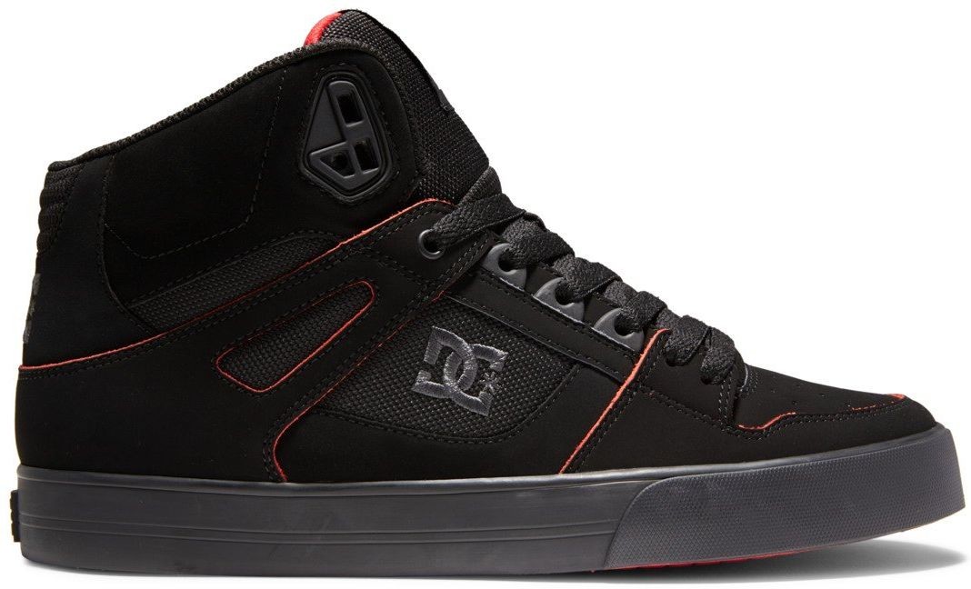 DC obuwie męskie PURE HIGH-TOP WC Black/Red/White XKRW