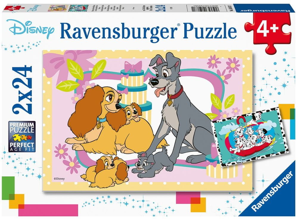 Ravensburger Puzzle 050871 Bajki Disneya 2x 24 elementy