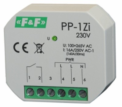 F&F Przekaźnik elektromagnetyczny PP-1Zi 230V PP-1Zi-230V
