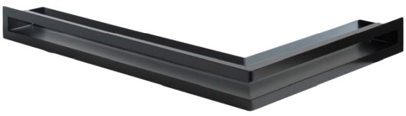 NORDflam Kratka NORDflam Aero 38 x 58 x 6 cm prawa czarna