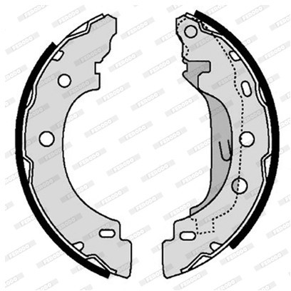 FERODO (FEDERAL-MOGUL) Zestaw szczęk hamulcowych (FEDERAL-MOGUL) FSB583