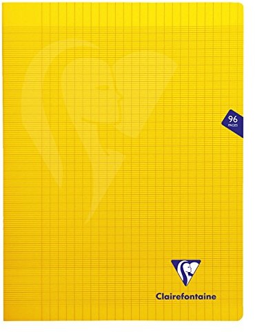 Clairefontaine mimesys notatki zeszyt z polipropylenu, żółty 343361C