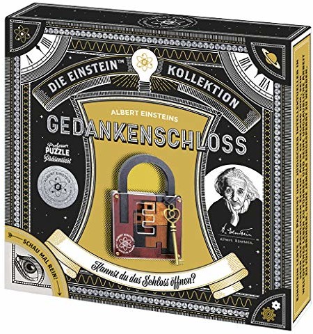 Professor Moses moses. 92105 Albert Einsteins kłódka myślowa | puzzle gra cierpliwa z drewna 92105