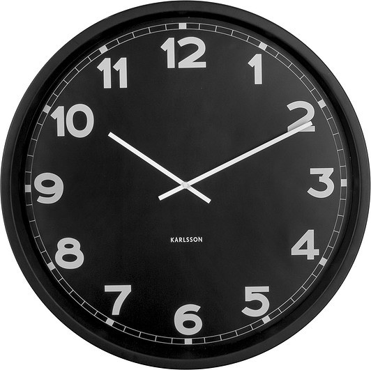Karlsson Zegar ścienny New Classic 60 cm czarny KA5848BK