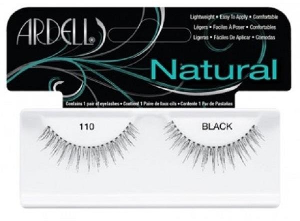 Ardell Rzęsy i akcesoria Natural 110 1 para sztucznych rzęs Black 69017-uniw