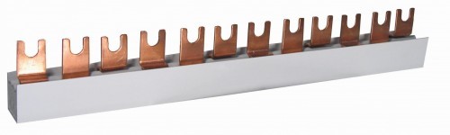 ETI Polam Szyna izolowana zbiorcza sztyftowa 3-fazowa 54-modułów (18 aparatów), 16mm 100A; długość: 1000mm; IZS16/3F/18; 002921114 IZS16/3F/54