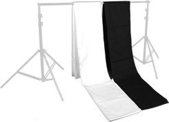 Walimex Pro Two Pack Cloth Background black/white - 15940