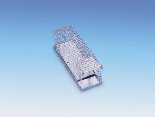 Nobby Prezentowanie  87130 szczurów lub pułapka na Wiesel z blachy, 40 x 12 x 12 cm