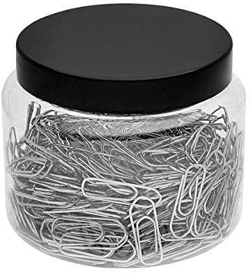 WEDO Wedo 90115040054 metalowe spinacze biurowe 26 mm, 400 sztuk w praktycznej puszce, ocynkowane na połysk 90115040054