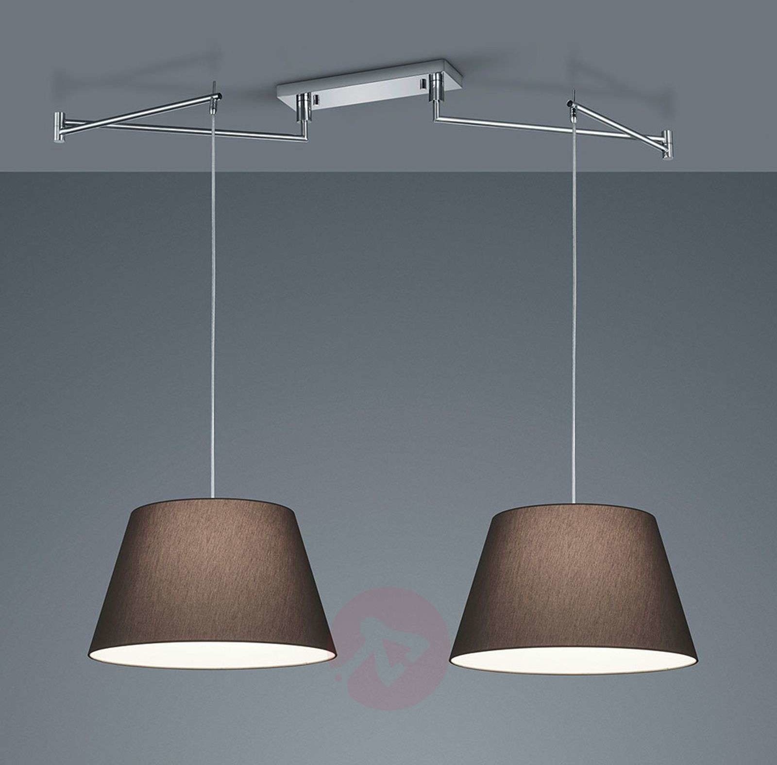 Helestra Certo lampa wisząca 2-pkt. antracyt