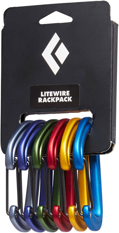 Black Diamond LiteWire Zestaw karabińczyków 2021 Karabinki niezakręcane BD3811270000ALL1