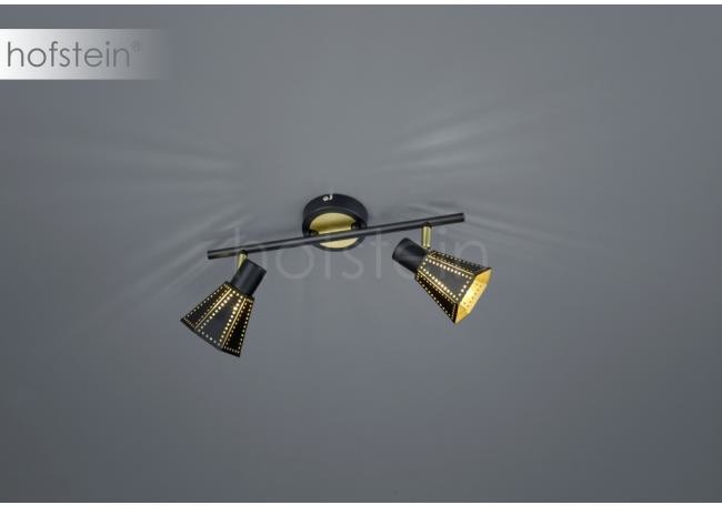 Trio Oświetlenie Leuchten Houston Lampa Sufitowa Czarny, 2-punktowe 800300232