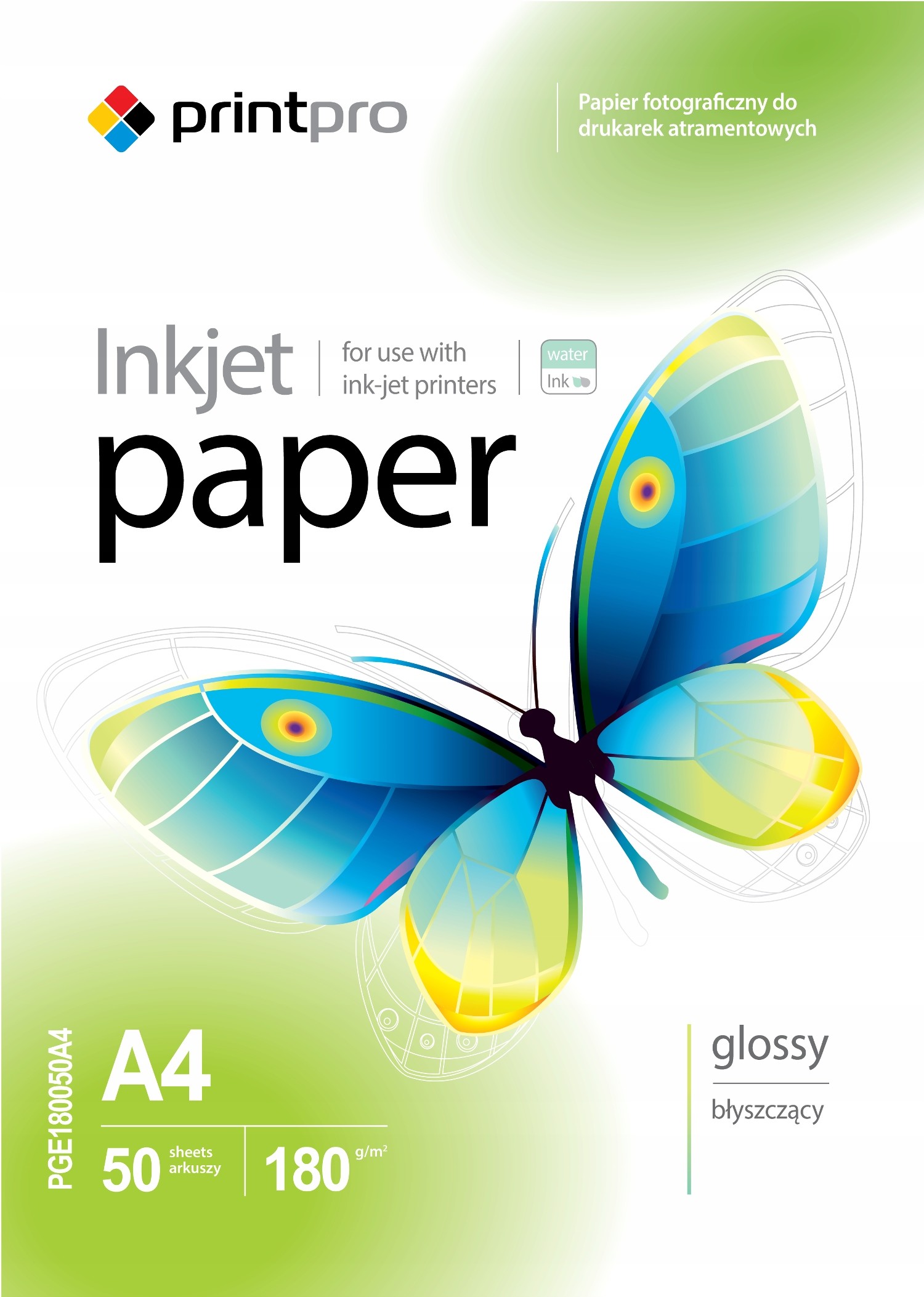 . Papier Fotograficzny Błyszczący A4 180g 50 szt