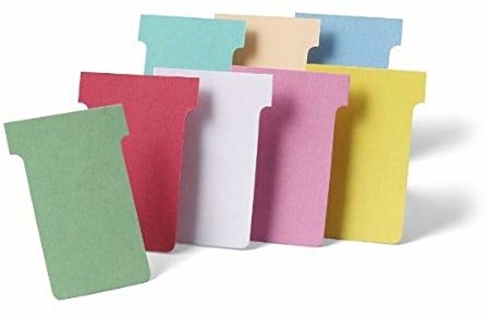 Nobo Nobo T-Cards rozmiar 4 jasnoniebieski (100 sztuk) 5016812389306
