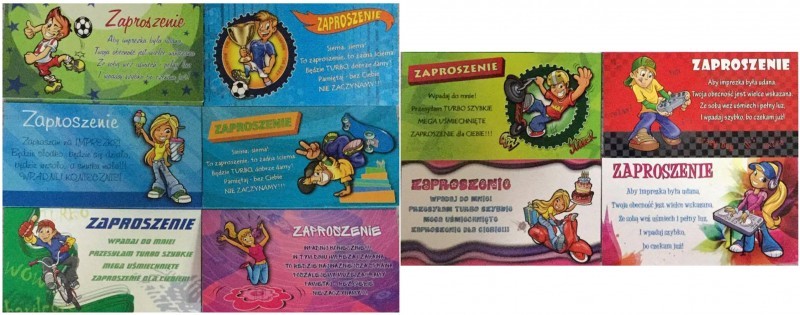 STAMP Zaproszenia Young .