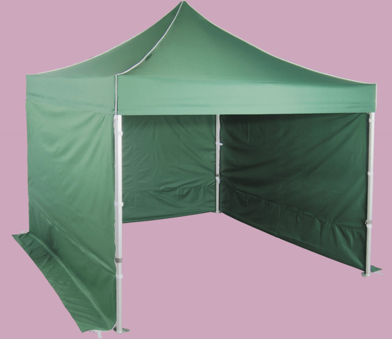 Opinie o Namiot ekspresowy 3x3m - profil aluminiowy sześciokątny, Zielony