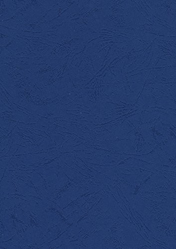Unbekannt PAVO kasetka na okładki o wyglądzie skóry, DIN A4, 250 G/M, 100-Pack, granatowy 8036042