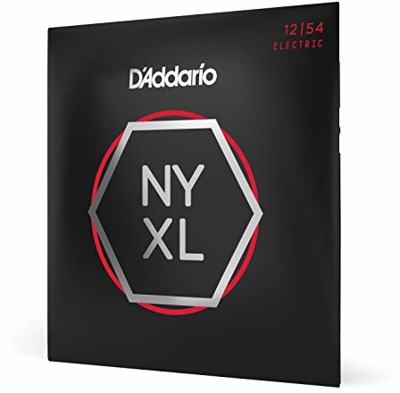 DAddario NYXL1254 struny do gitary elektrycznej z niklu raną, ciężkie, 12-54 NYXL1254