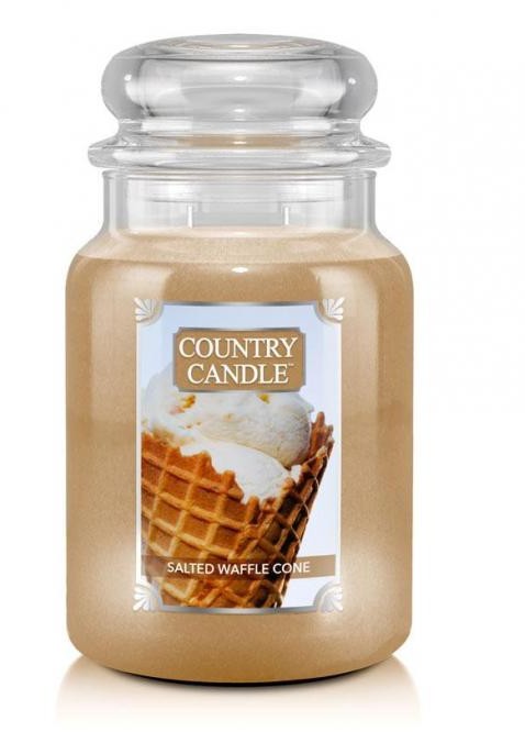 Kringle Candle COUNTRY CANDLE ŚWIECA SALTED WAFFLE CONE 680G 846853069036