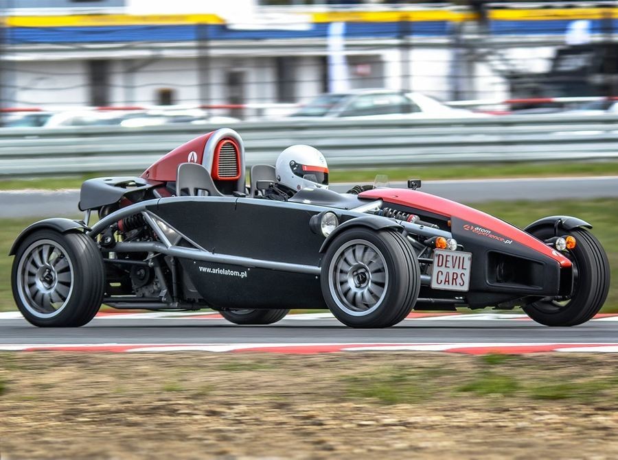 Jazda Ariel Atom i Lamborghini Gallardo - kierowca - Tor Pszczółki (Gdańsk) - 2 okrążenia JALGP