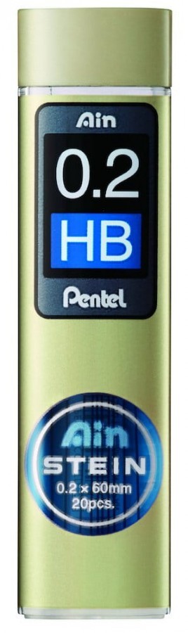 Pentel Grafit 2mm HB Ain Stein C272W-HB