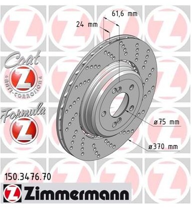 Zimmermann Tarcza hamulcowa 150.3476.70