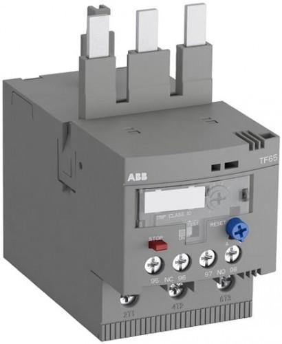 ABB Przekaźnik termiczny TF65-60; Zakres nastawy: 50-60A; do styczników AF40, AF52, AF65; 1SAZ811201R1006 TF65-60