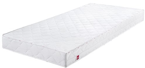 Abeil abeil ab100 materac, średni stopień twardości, ze zdejmowaną poszewką, białe, poliester, białe, 90 x 190 cm 15000001588