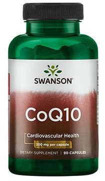 SWANSON CoQ10 200mg [ 90caps. ] - Koenzym Q10 Coenzyme