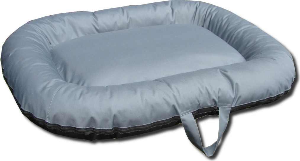 PetsBed PetsBed Legowisko Ponton Czarno-Grafitowy rozm. 6 - 120x100cm