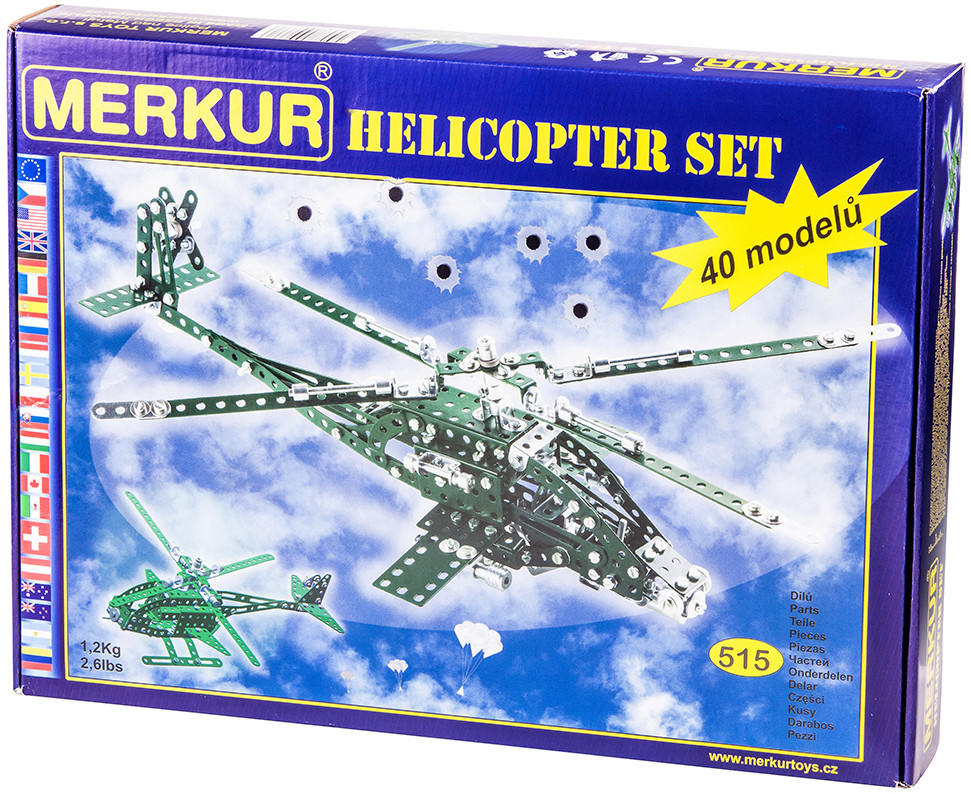 Merkur Merkur Helikopter zestaw 40 modeli 515 sztuk