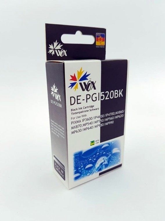THI Tusz Black CANON PGI 520BK zamiennik PGI520BK WOX-C520BN